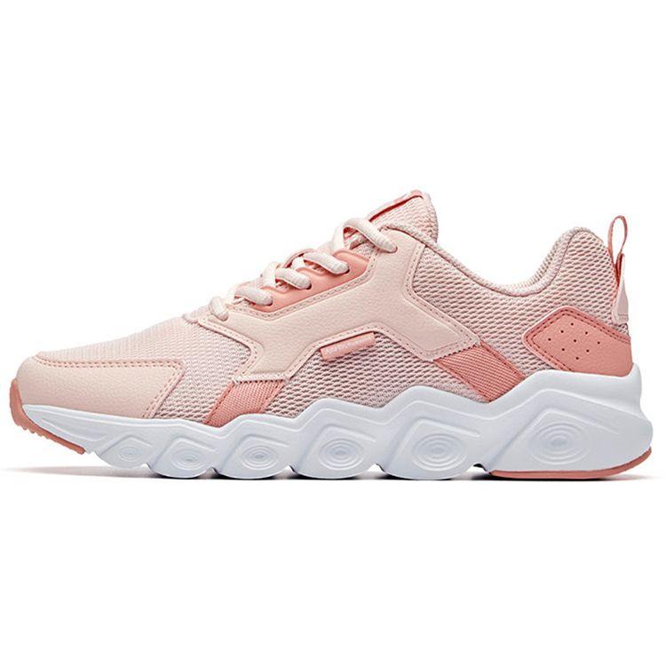 Anta Running Series Low-Top Running Shoes Women Sneakers Baby-Pink Versatile Trendy 121935524R-3 36 white