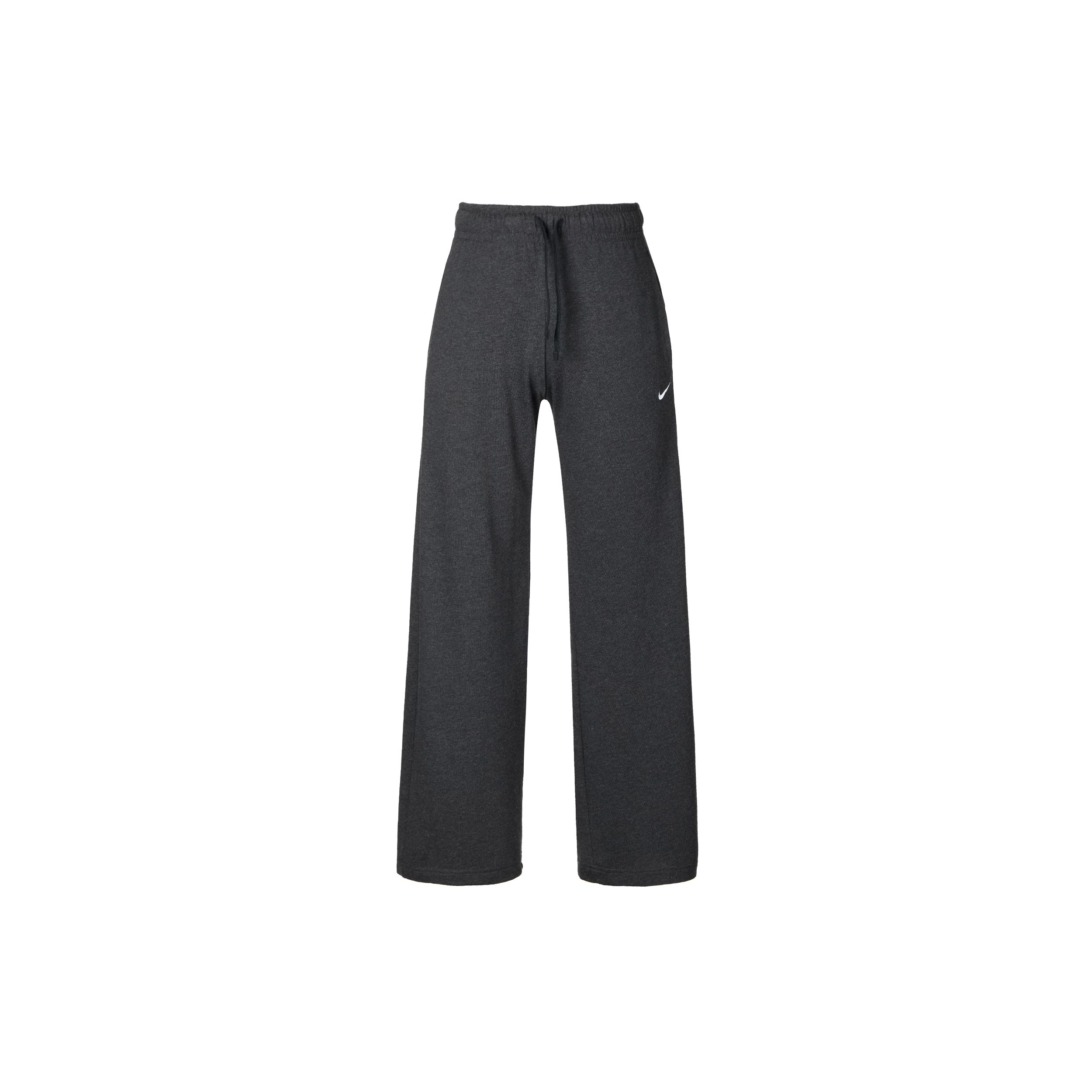 Nike Sportswear Fashion Comfortable Trendy Simple Solid Color Wide Leg Casual Pants Women bottoms Black II1870-032 XL black