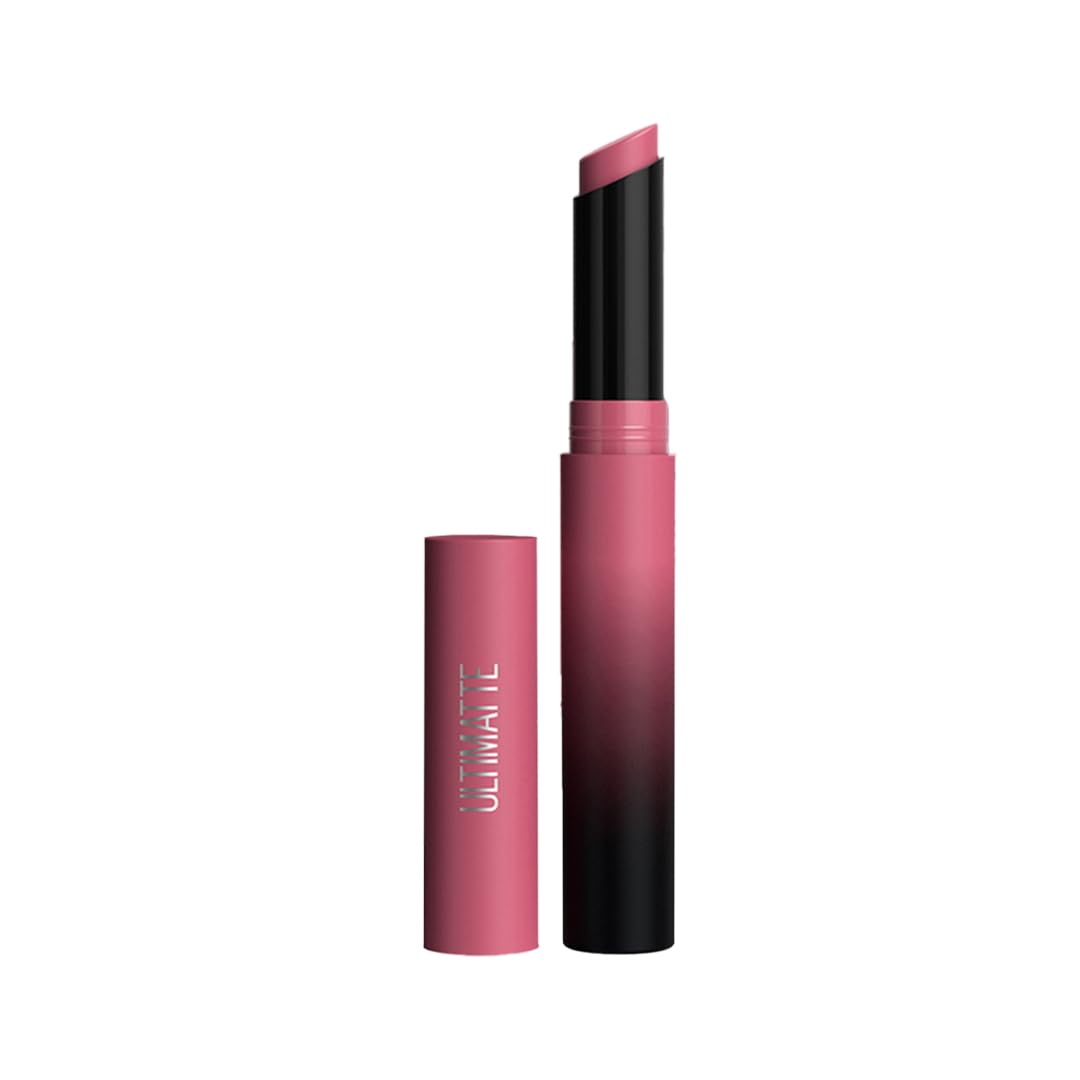 Maybelline New York Помада Color Sensational Ultimattes Матовая Смелая Стойкая Сиреневая 1.7г Тонкая black
