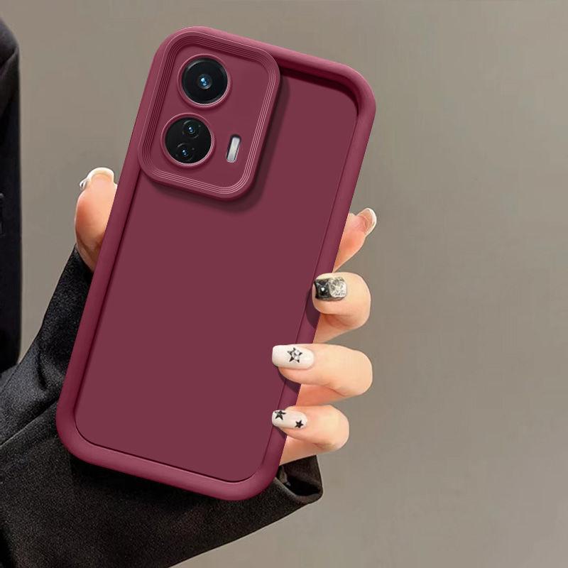 Чехол для Motorola Moto G53 Чехол для телефона Motorola Moto G53 Motorola Moto 53 Предотвращение падений Роскошный Конфетный Матовый Мягкий Чехол Motorola Moto G53 brown SH-YU1