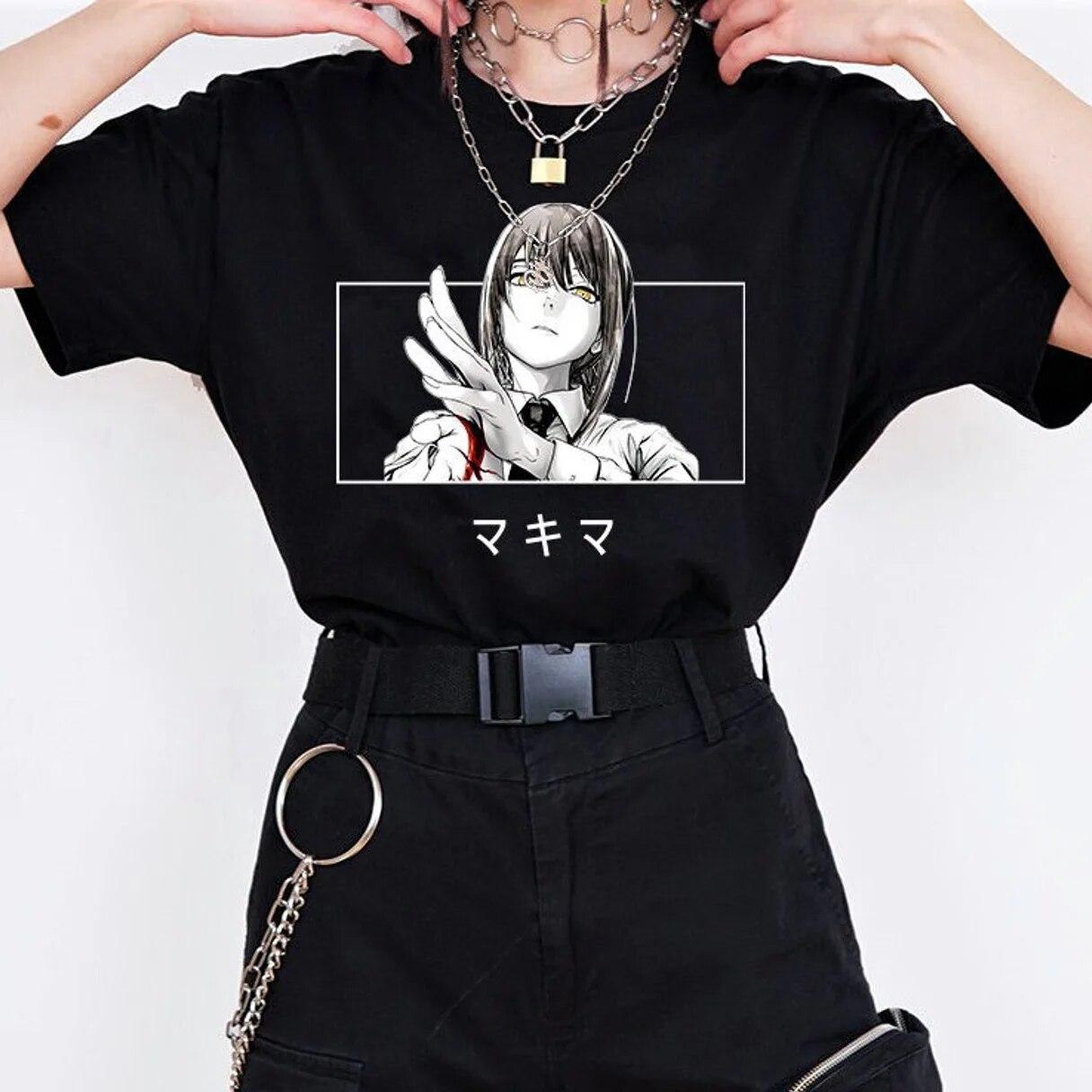 Wei Wuxian Eyes Женская аниме-футболка Kawaii Girl Y2k Streetwear Goth Женские топы Футболка Manga Унисекс Короткий рукав Оверсайз Одежда Унисекс L gray GFBF Fashion