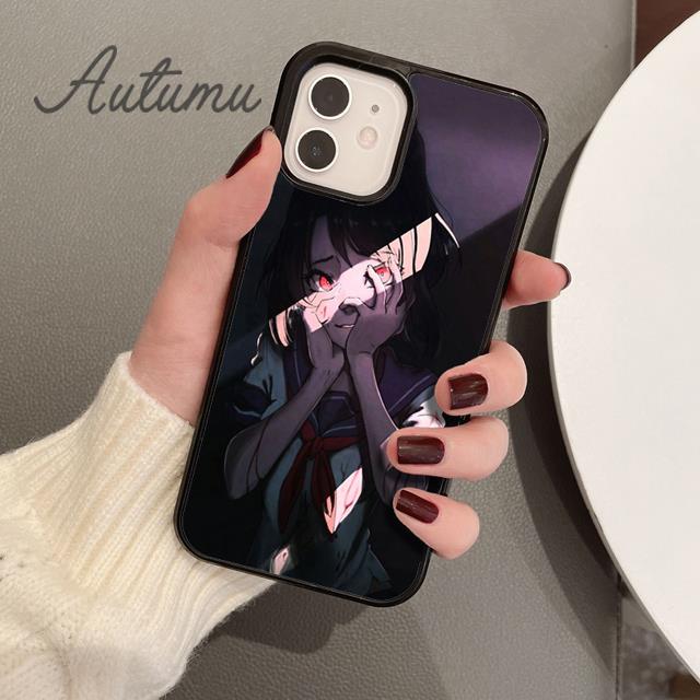 Чехол для телефона Yandere chan Ayano Aishi для iPhone 11 12 13 14 Pro Max mini X XR XS SE 2020 6S 7 8 Plus Samsung Galaxy S21 S22 iPhone 5 5s SE black mart121