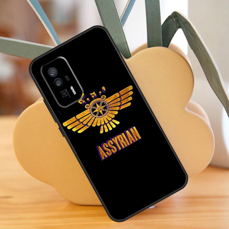 Чехол Assyria Flag Assyrian для Xiaomi 14 13 Ultra 11T 12T 13T Pro 12 Lite POCO F6 F5 X6 M6 Pro X5 X3 F3 M5s Xiaomi 13 Lite white mart185