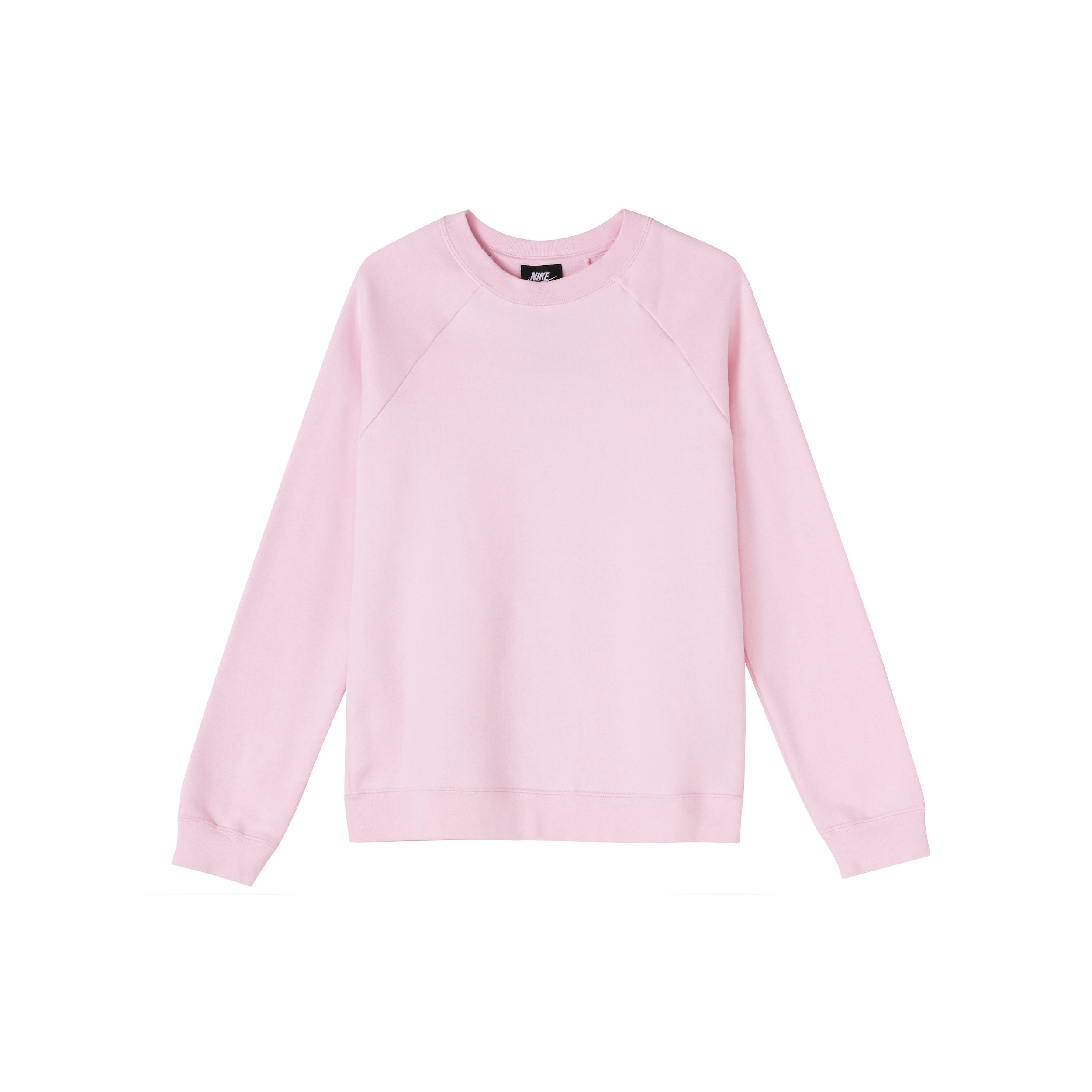 Толстовка Nike Solid Color Crew Neck Long Sleeve Sweatshirt Women tops Pink BV7488-630 L white