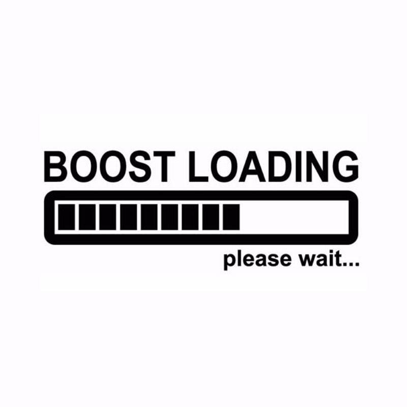 Внешняя торговля BOOST LOADING Наклейка светоотражающая для ускорения автомобиля D54 чёрный ToolCraft