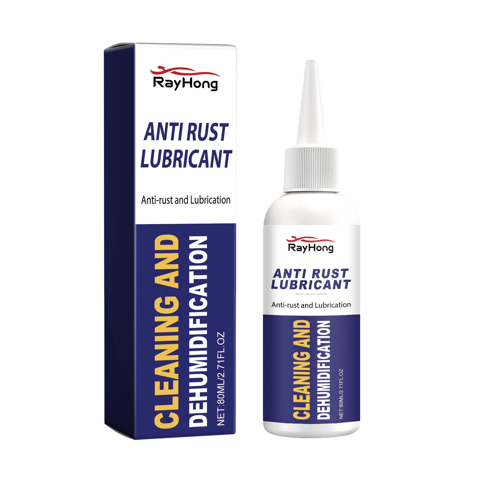 Rayhong Car Rust-Preventive Lubricant 80ml - Super Rust Remover, Metal Surface Iron Cleaner, Car Tire Rust Cleaner blue