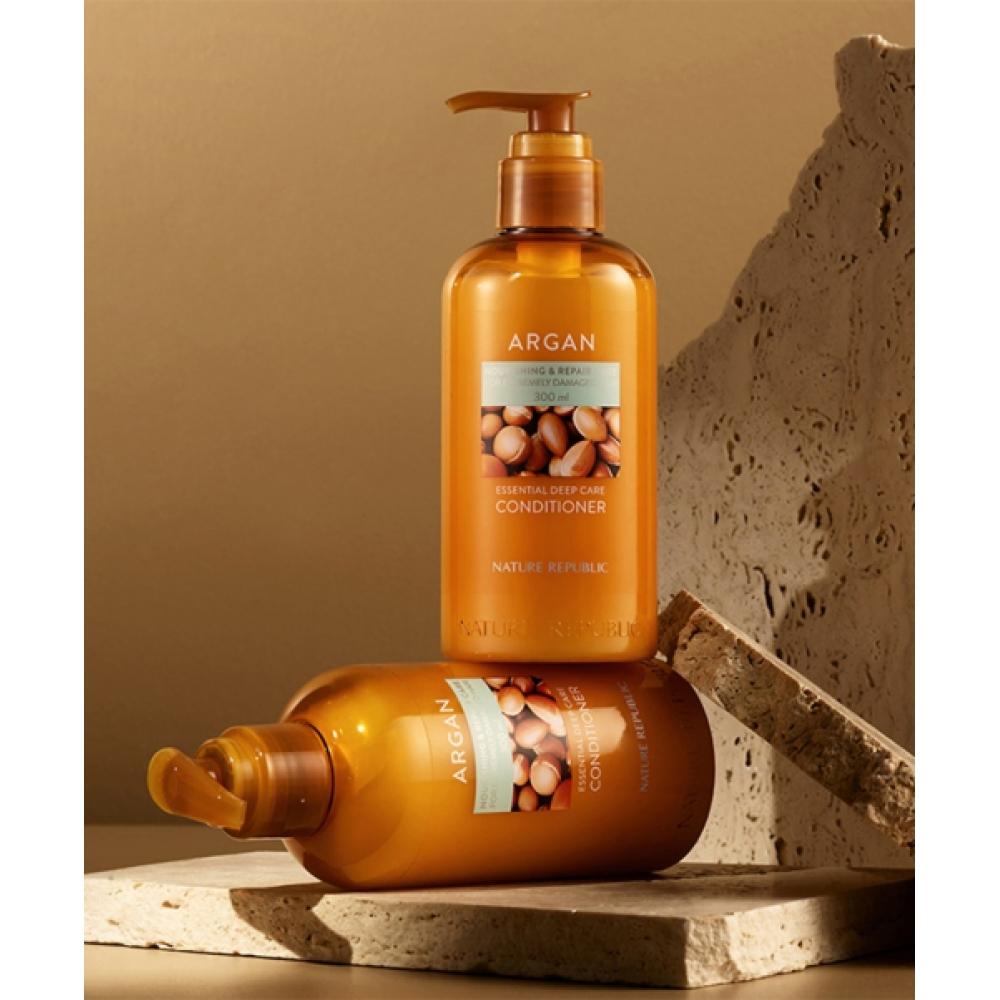 Кондиционер для глубокого ухода с аргановым маслом Nature Republic Argan Essential Deep Care Conditioner Single option NF0018 orange Kcosme