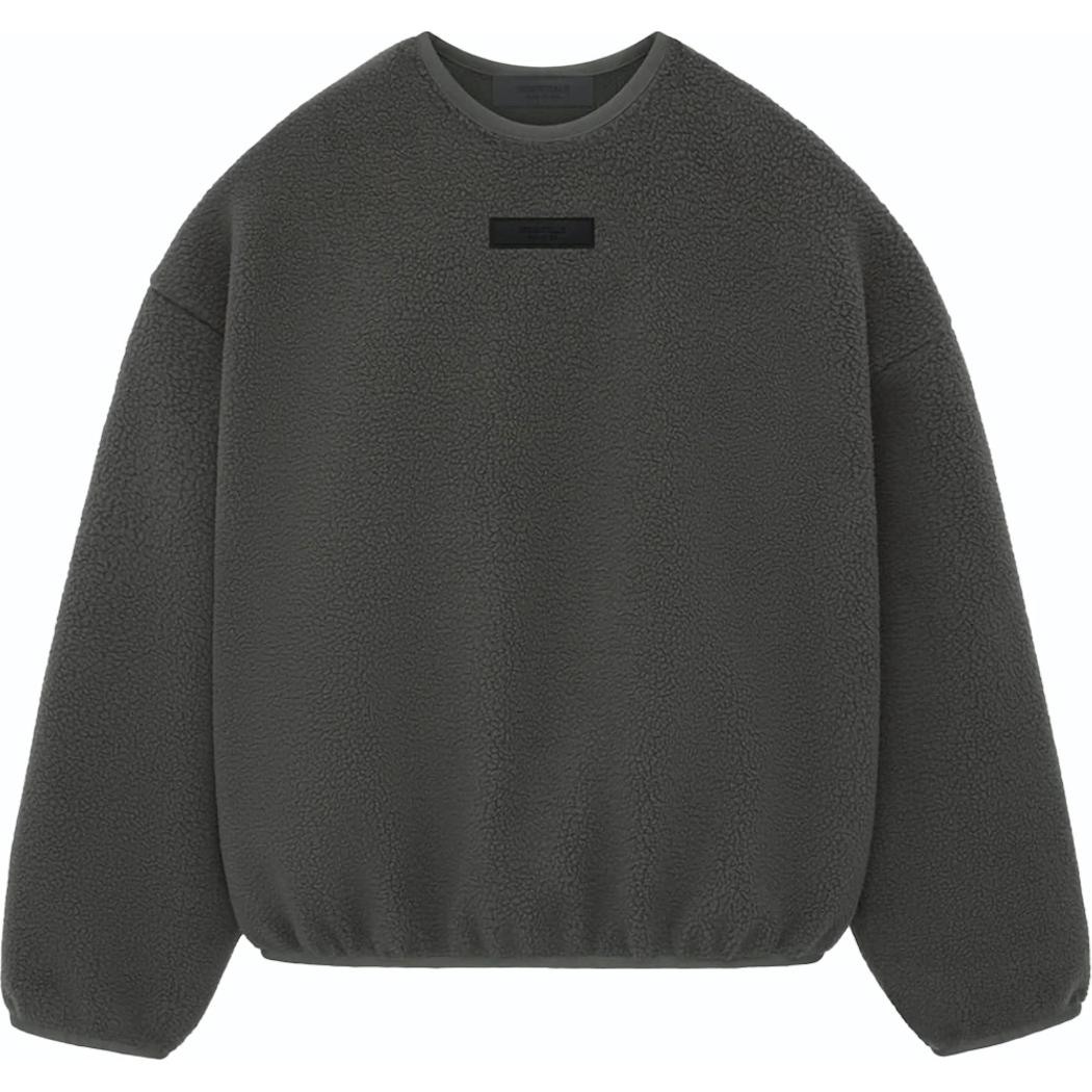 Мужские топы Fear of God Essentials Polar Fleece Crewneck Ink, черные 192SP244700F XL black