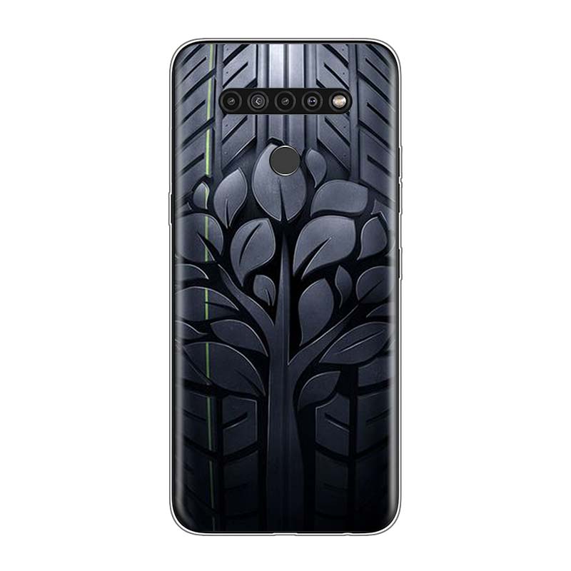 Модный чехол для LG V60 V50S V50 G8X G8S G8 G7 ThinQ 5G K61 K51S K41S K30 K20 Q60 Q9, мягкий чехол для телефона LG V60 ThinQ 5G gray mart18