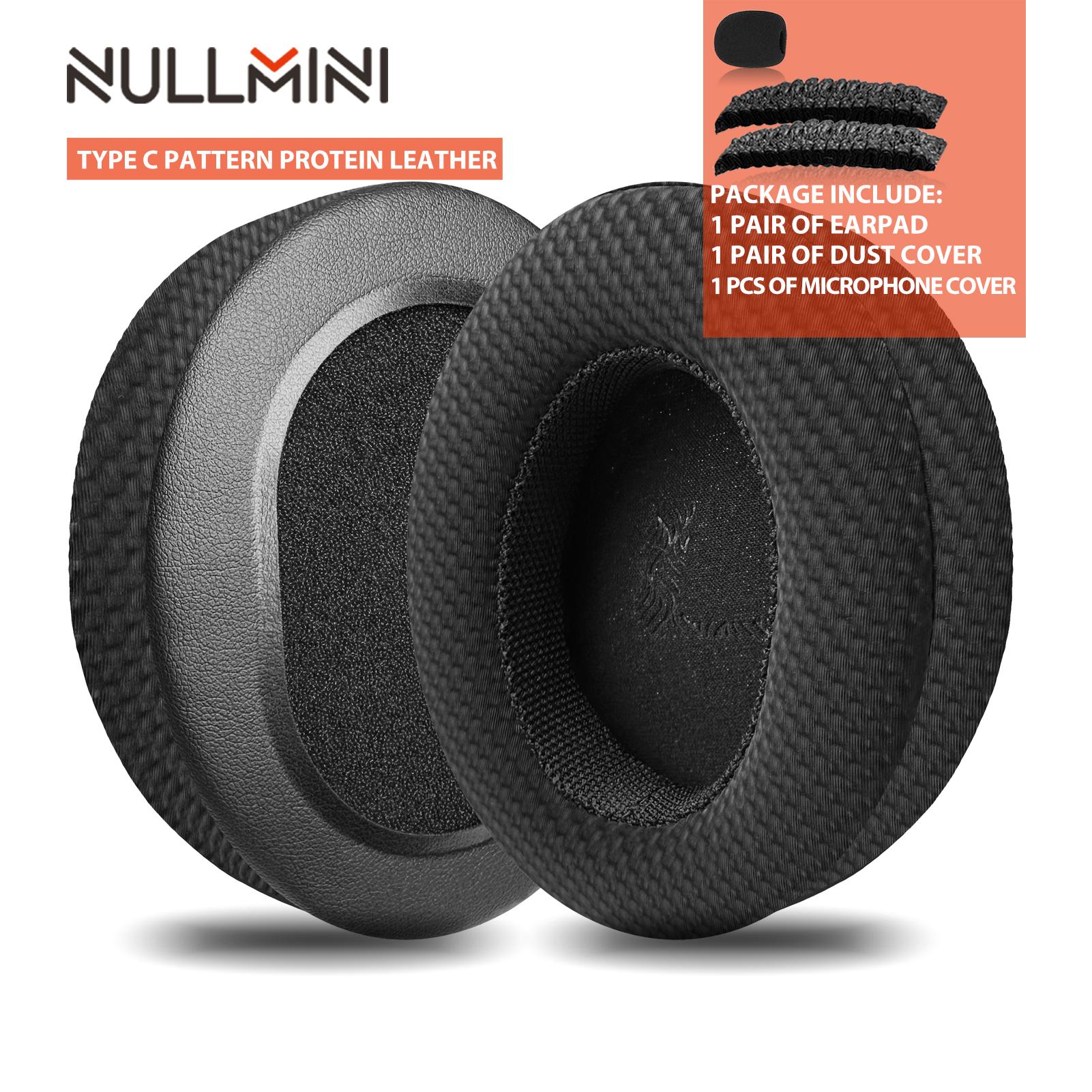 Сменные амбушюры Nullmini для наушников Sony MDR-V6 V7 7506 CD900ST ZX770BN ZX780DC WH-CH700N CH710 CH720 XB900N XB910N gray