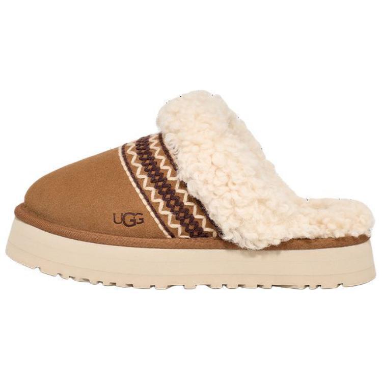 UGG Disquette Atherson Slipper Каштановый (Женский) Женские кроссовки 1158282-CHE 37 beige