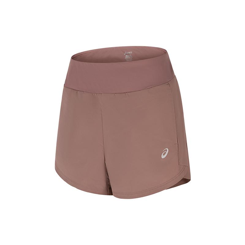 Asics Sports Lifestyle Series Logo Sun Protection Anti-Ultraviolet High-Waisted Sports Shorts Women shorts Pink 2012D258-700 S brown