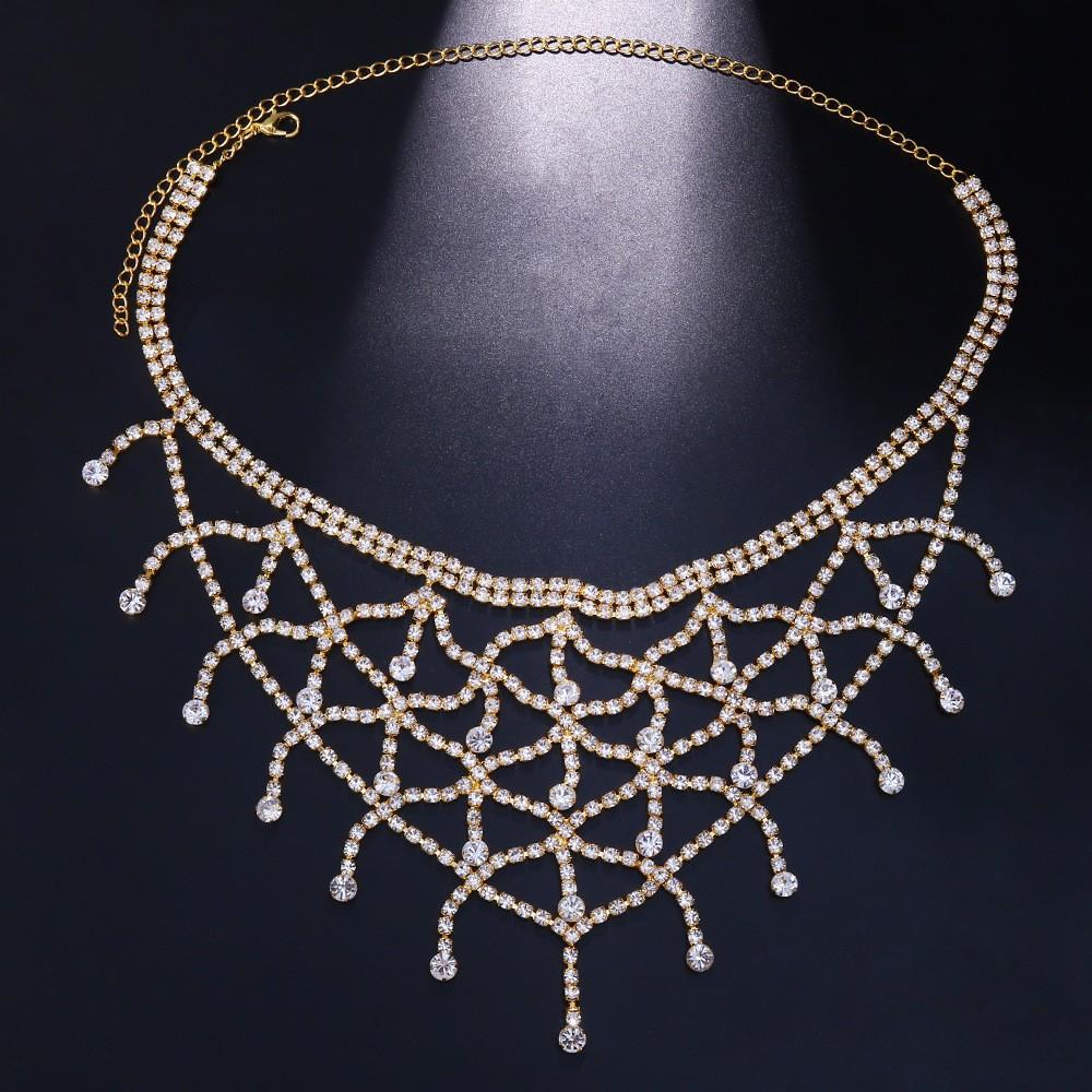 Tassel Headdress Hairbands Jewelry Wedding Fashion Bling Rhinestone Chain Festival Girl for Women Headbands Hair Accesories gray Fashion hair clip
