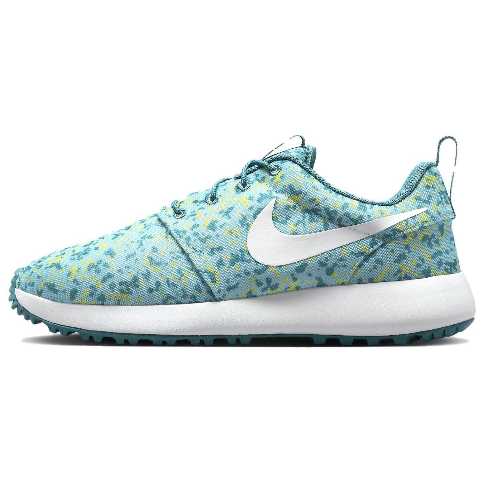 Мужские кроссовки Nike Roshe Golf Next Nature Ocean Bliss Camo Синий Минеральный-Бирюзовый Цитроновый Оттенок FD2599-400 45.5 white