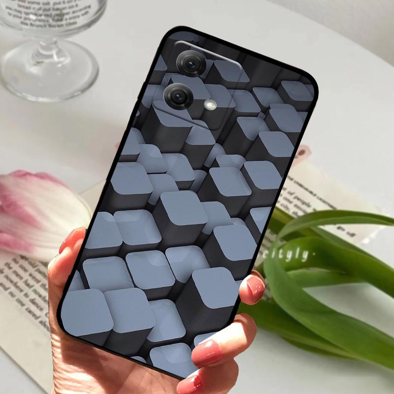 Чехол для Motorola Moto G84 G 84 5G, противоударный, из мягкого ТПУ-силикона, чехол-бампер для Moto G53 G51 G50, чехлы с животными, модные чехлы For Moto G84 5G gray MY-CASE