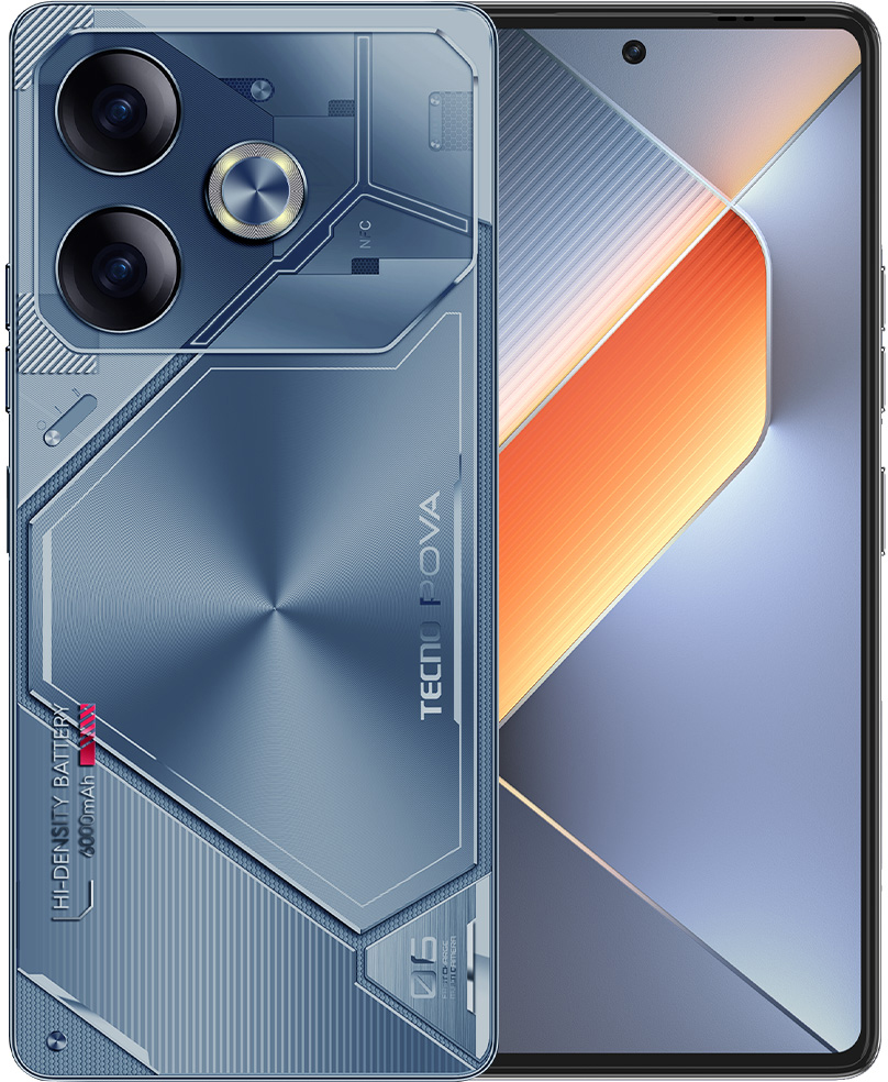 Смартфон TECNO Pova 6 12/256 ГБ «Голубая звезда» 4894947019104