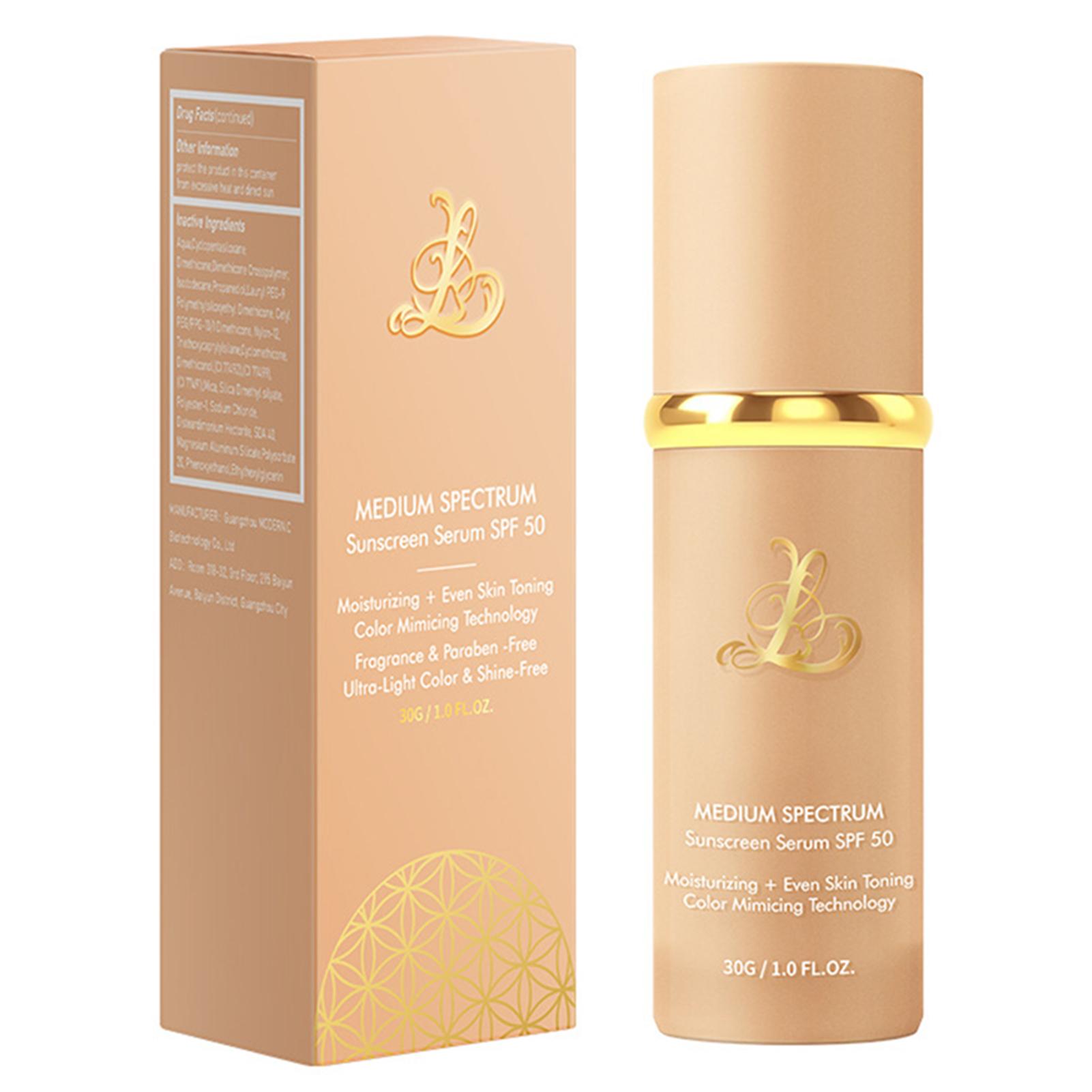 4 in 1 Color Changing Foundation Hydrating Color Changing Foundation Makeup Concealer Sun Protection Longwearing & Waterproof 30g beige Bag In Love
