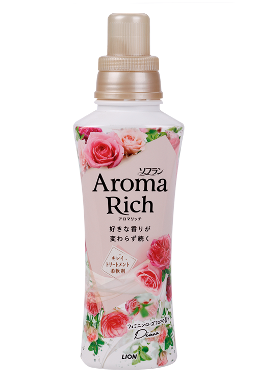 Кондиционер LION Aroma Rich Diana с натуральными маслами д/белья 480 мл Lion Corporation
