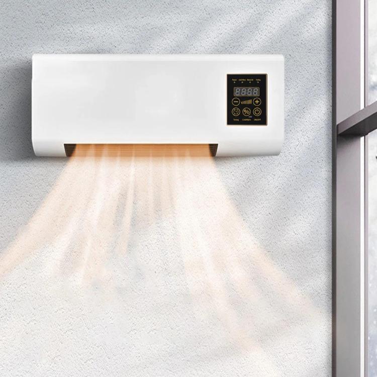 Wall Mounted Air Conditioner Fan Household Cooling & Heating Fan Electric Heater EU Plug SUNSKY
