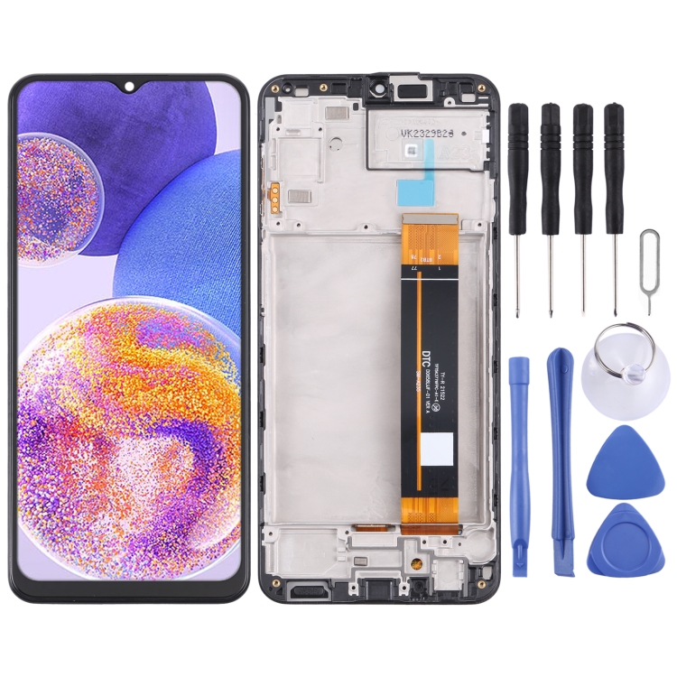 Original LCD Screen For Samsung Galaxy A23 SM-A235F Digitizer Full Assembly with Frame SUNSKY