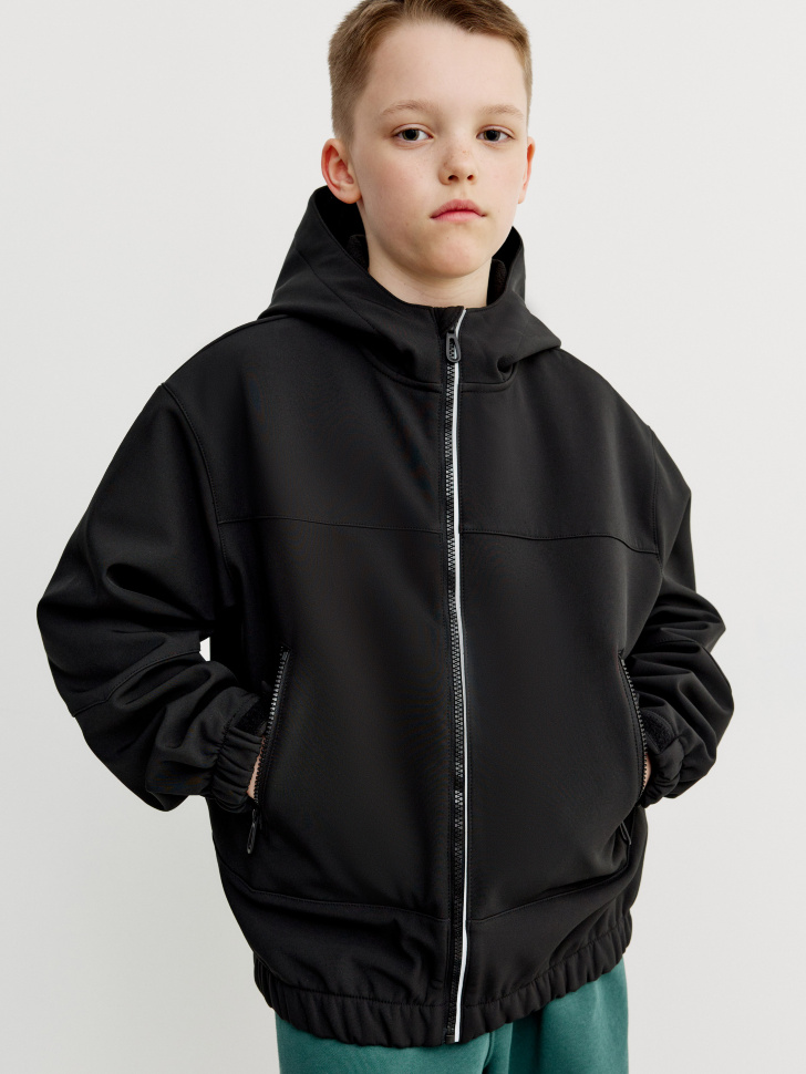 Ветровка из Softshell на флисе для мальчиков SELA SL6808071104