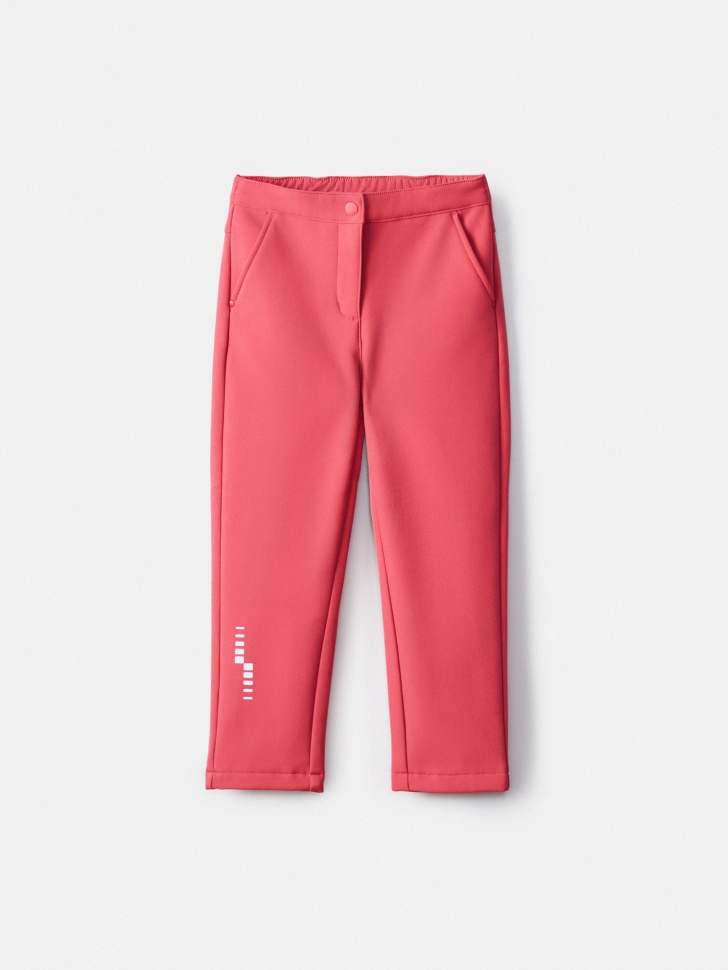 Непромокаемые брюки из Softshell на флисе для девочек SELA SL6808041608