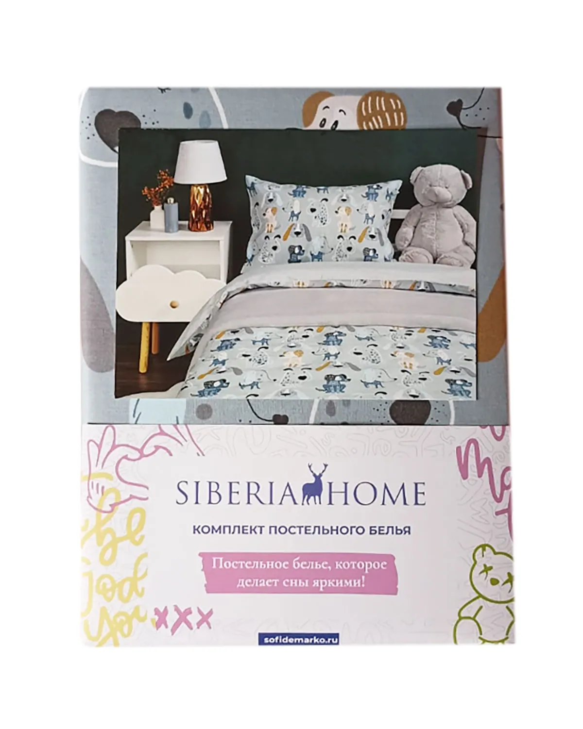 Постельное белье SIBERIA HOME 2688536