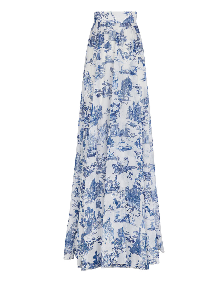 Юбка Макси Philipp Plein AAAC-WRV0374-PTE003N_0114