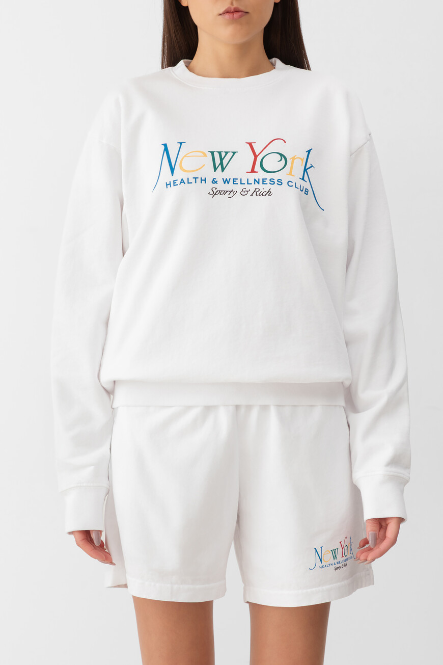 Свитшот Sporty & Rich Модель Ny 94 ST071622034WH57