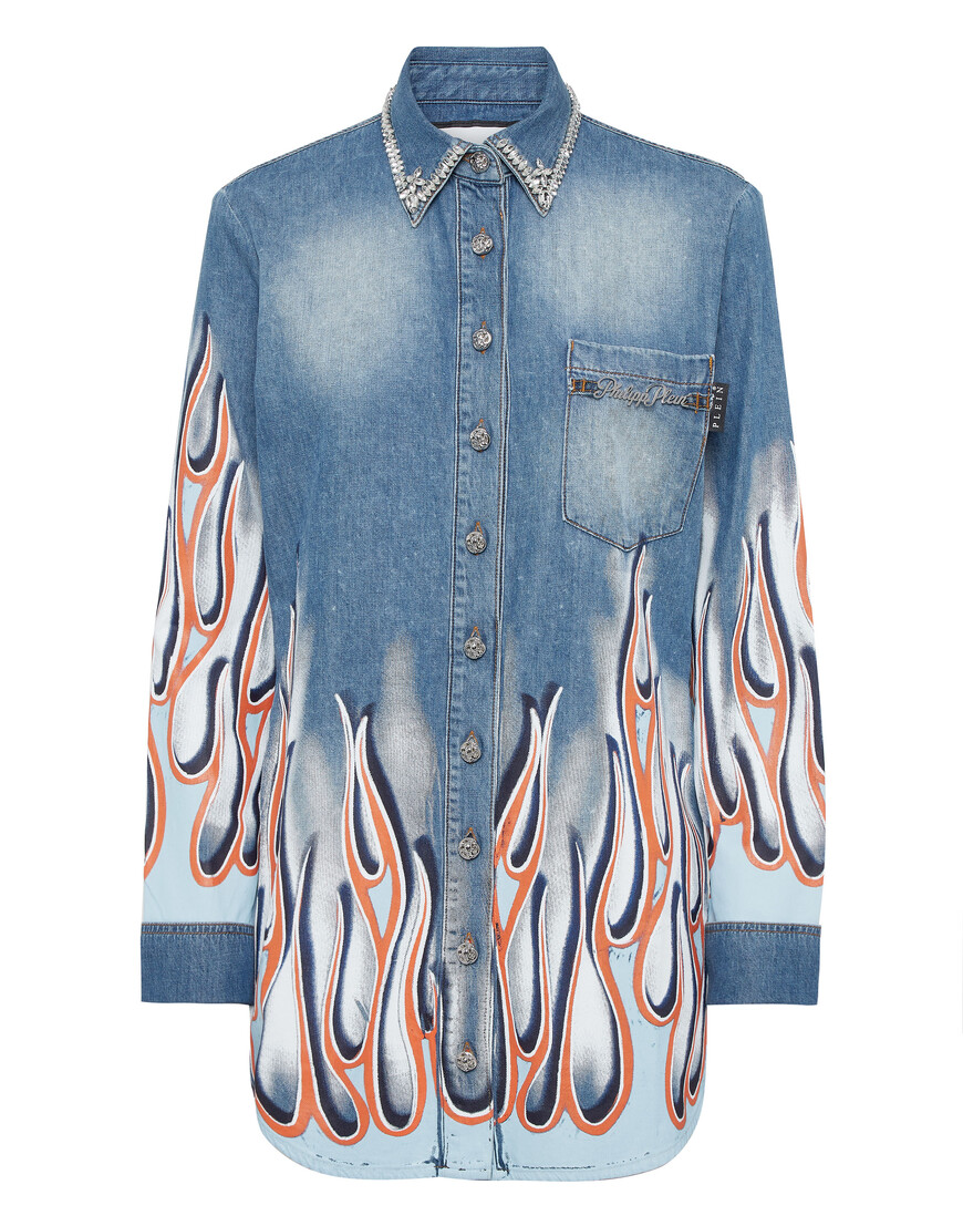 Рубашка Philipp Plein SAEC-WDP0072-PDE004N_13MI