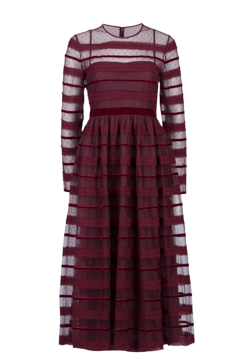 Платье Valentino Red QR0VA10U4420NO