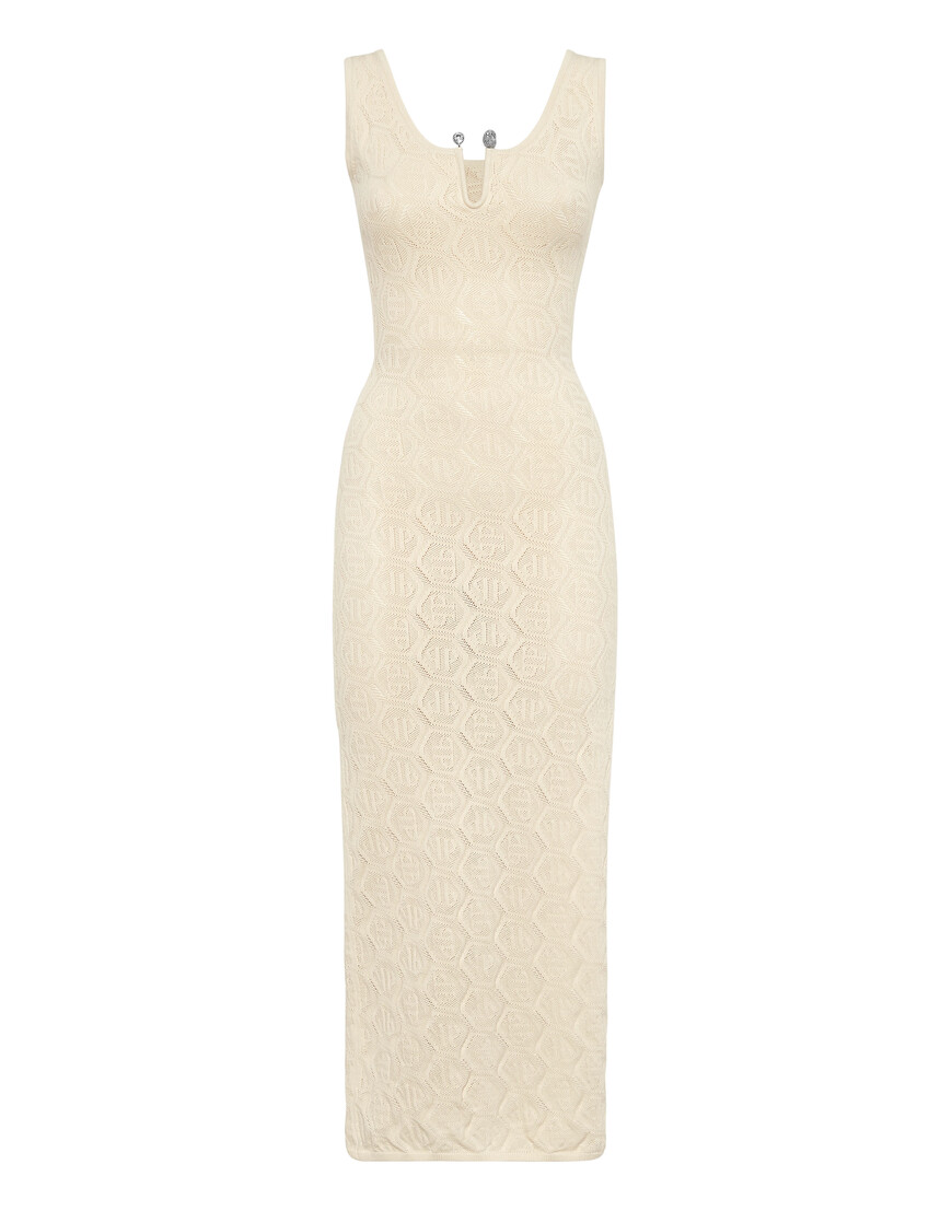 Трикотажное Платье Philipp Plein PAEC-WKG0408-PKN002N_06
