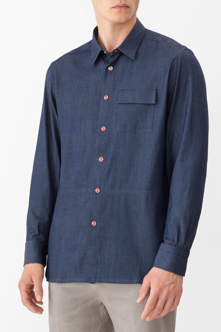 Рубашка Kiton UMCBUBAH0969601001
