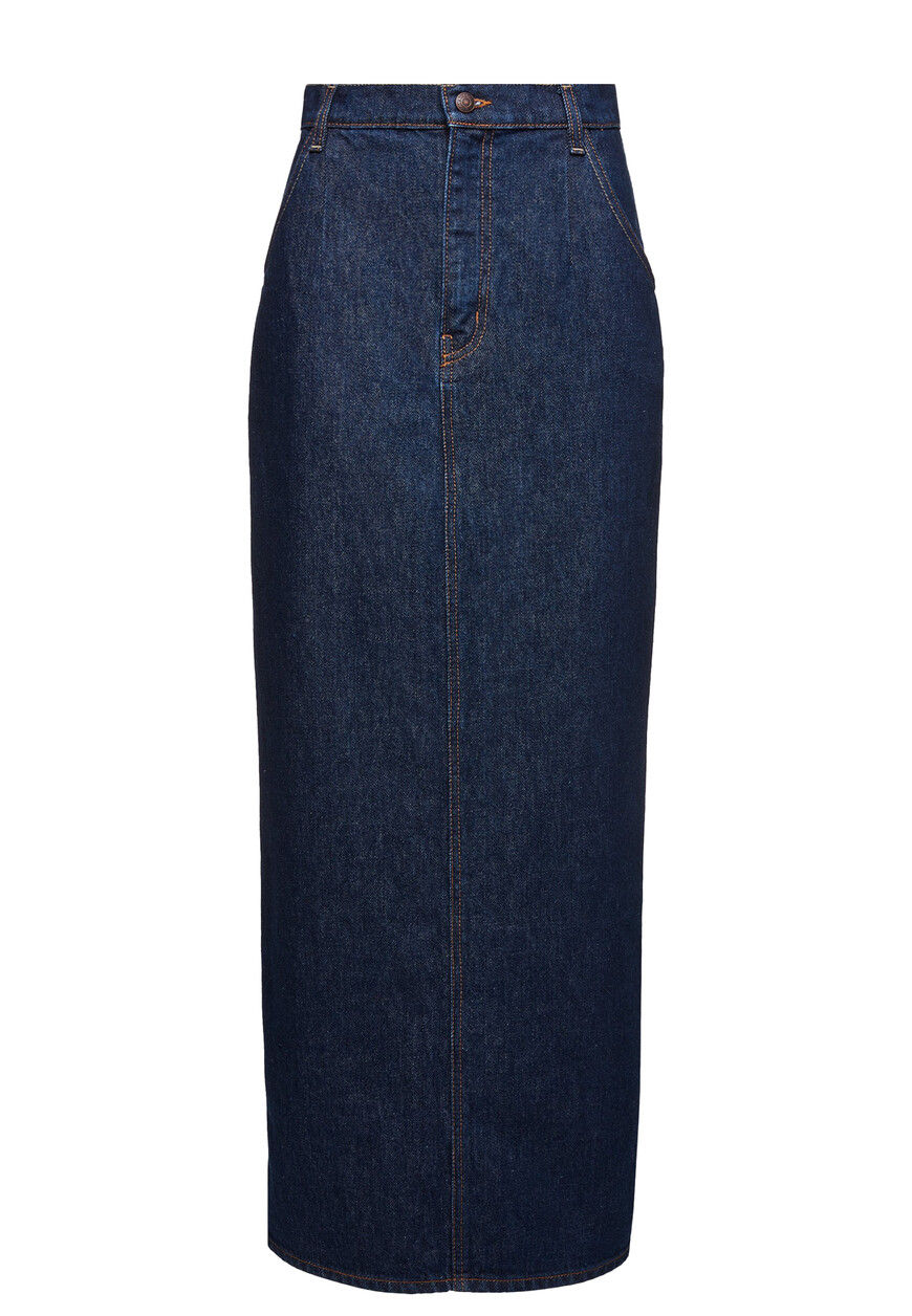 Юбка Magda Butrym PF22 DENIM 10 SPODNICA D GRANATOWY