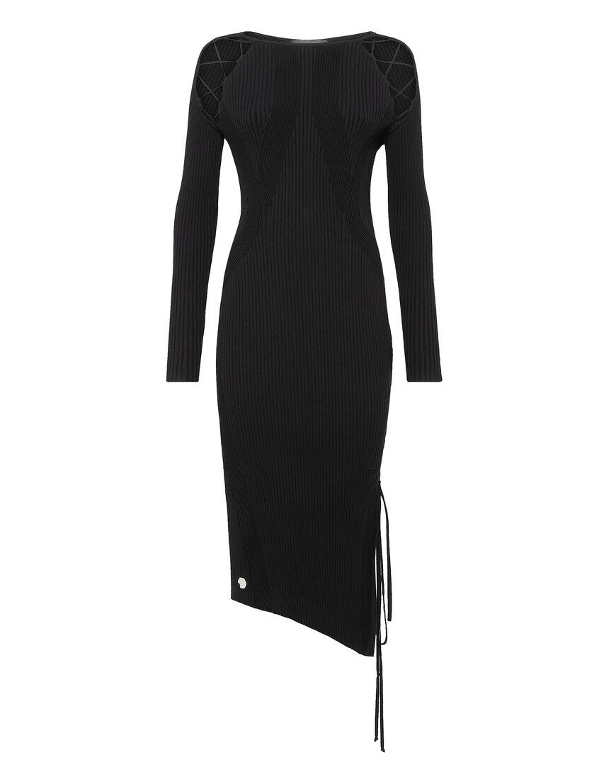Трикотажное Платье Philipp Plein AABC-WKG0328-PKN002N_02