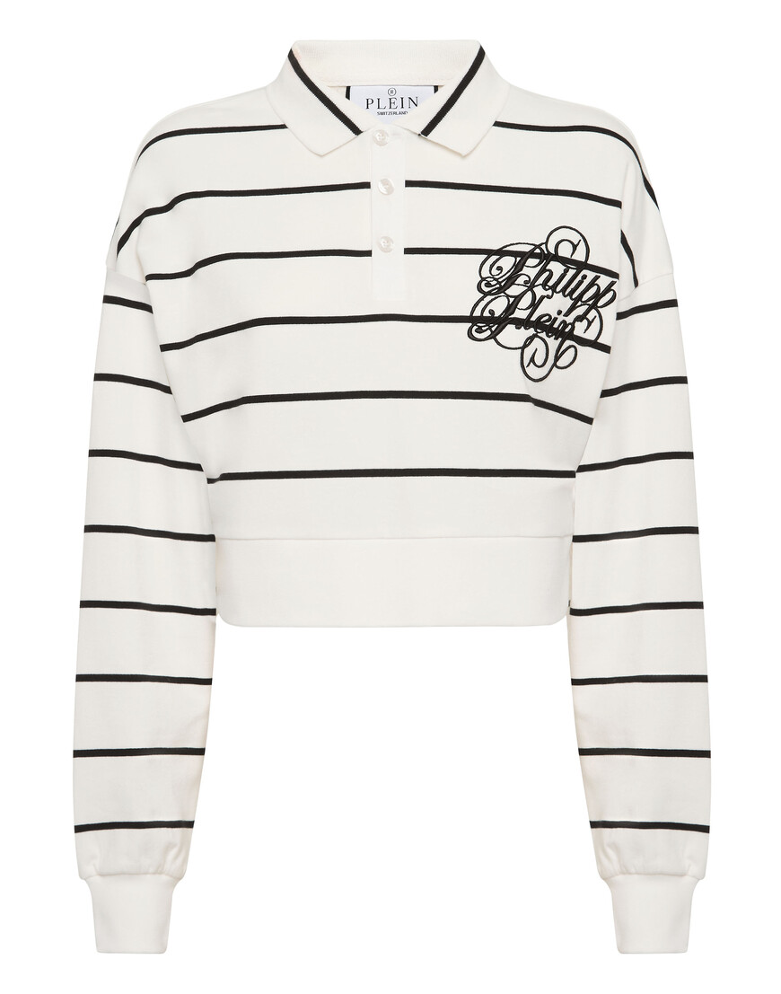 Поло С Длинным Рукавом Philipp Plein PAEC-WTK3654-PTE003N_01OF