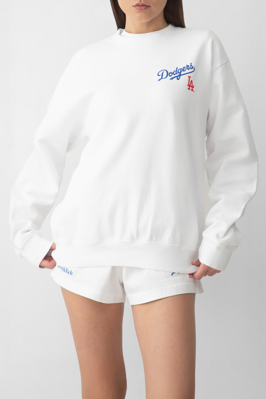 Свитшот Sporty & Rich Модель Dodgers Serif ST071627666WH01