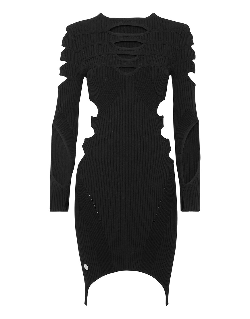 Трикотажное Платье Philipp Plein AABC-WKG0330-PKN002N_02