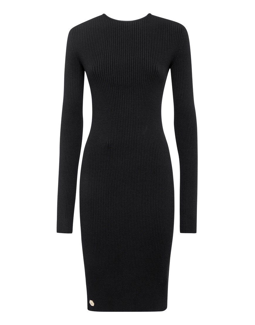 Трикотажное Платье Philipp Plein FABC-WKG0323-PKN002N_02