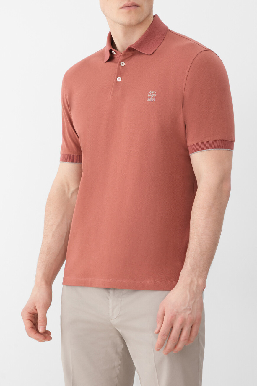 Поло Brunello Cucinelli ME8548788 CMZ07