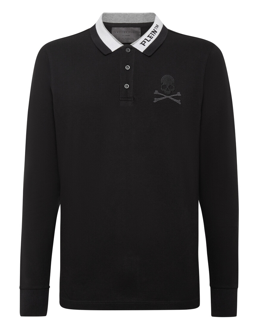Поло С Длинным Рукавом Philipp Plein PAAC-MTK5515-PJO002N_02