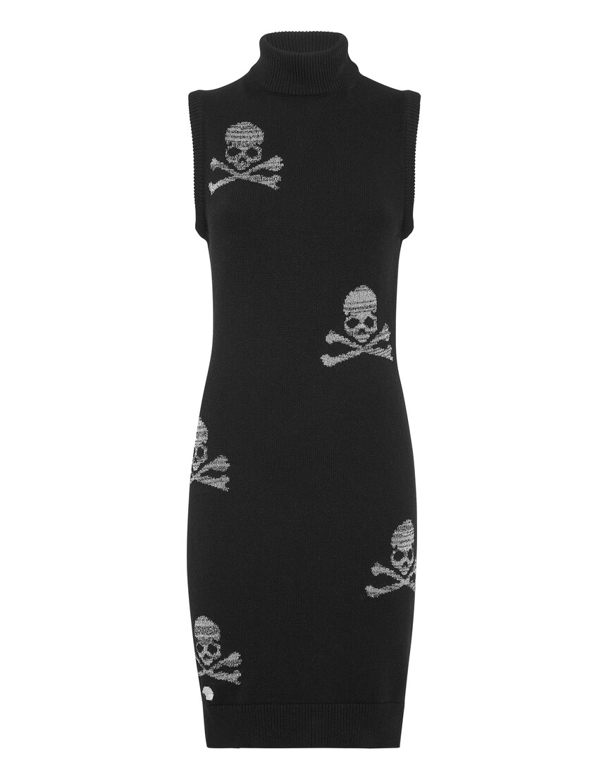 Трикотажное Платье Philipp Plein SABC-WKG0311-PKN002N_02