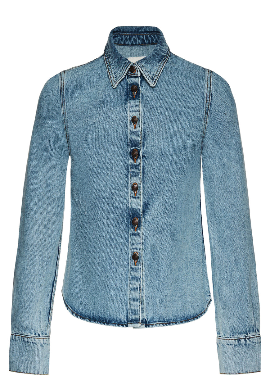 Рубашка Magda Butrym PF24DENIM05SHIRT
