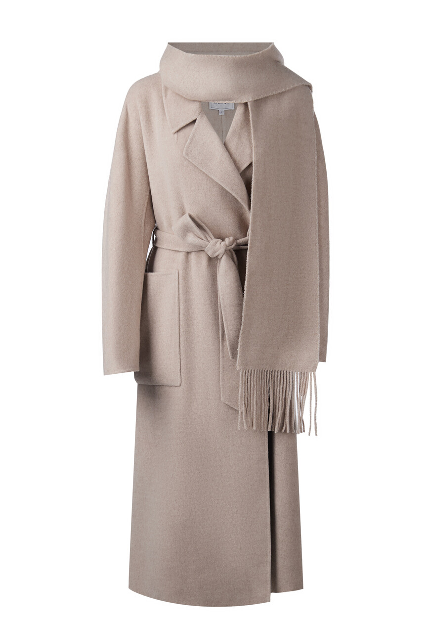 Пальто С Шарфом Sfilato Cadeo (88083r 006r)