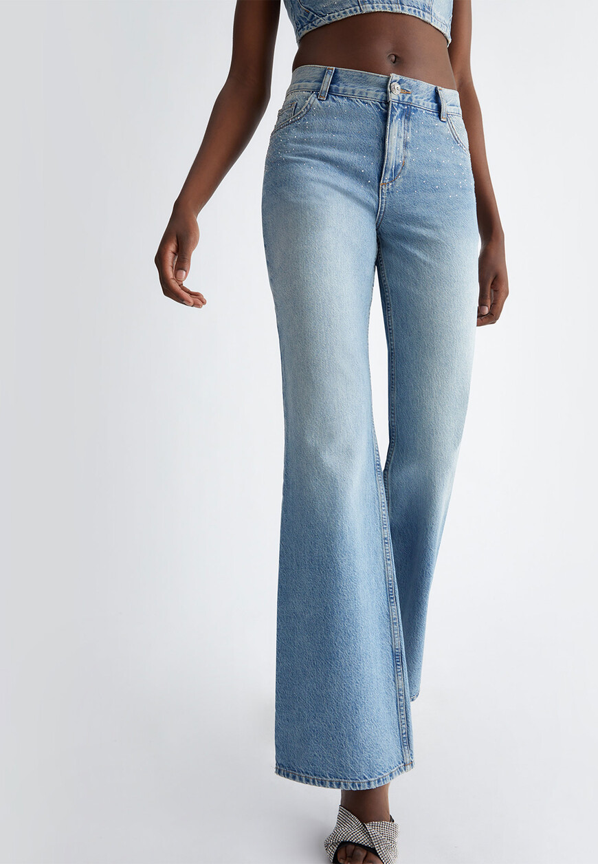 Джинсы Liu Jo UA4186D4884 PANT.FLARE SCOOP H.W
