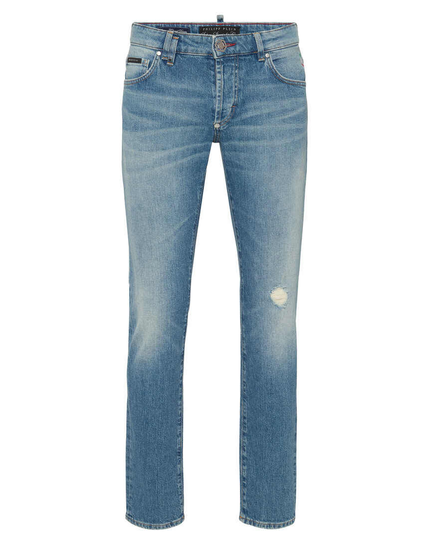 Джинсы Прямые Philipp Plein PAEC-MDT4098-PDE004N_24PP