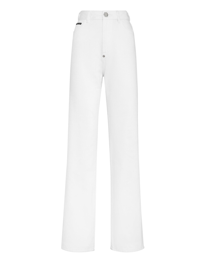 Широкие Джинсы Philipp Plein PACC-WDT2321-PDE004N_01SO