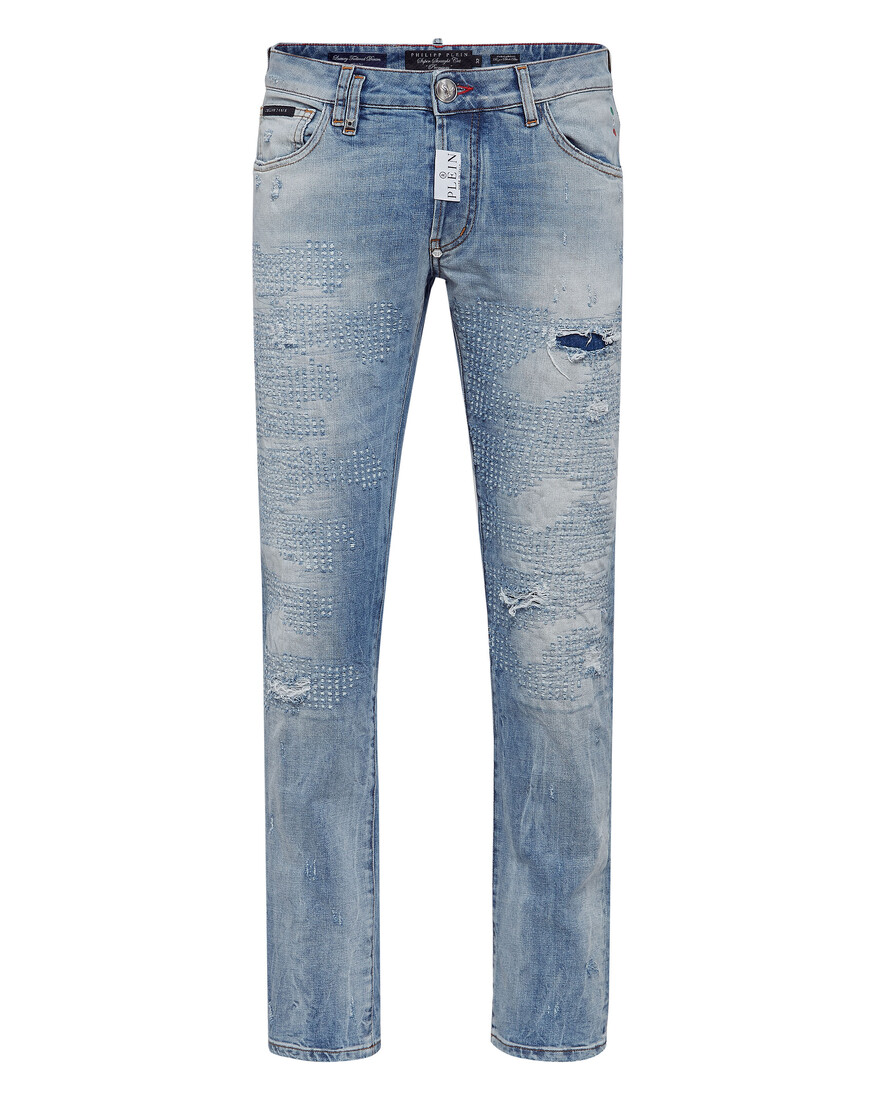 Джинсы Прямые Philipp Plein FABC-MDT3143-PDE004N_07RB