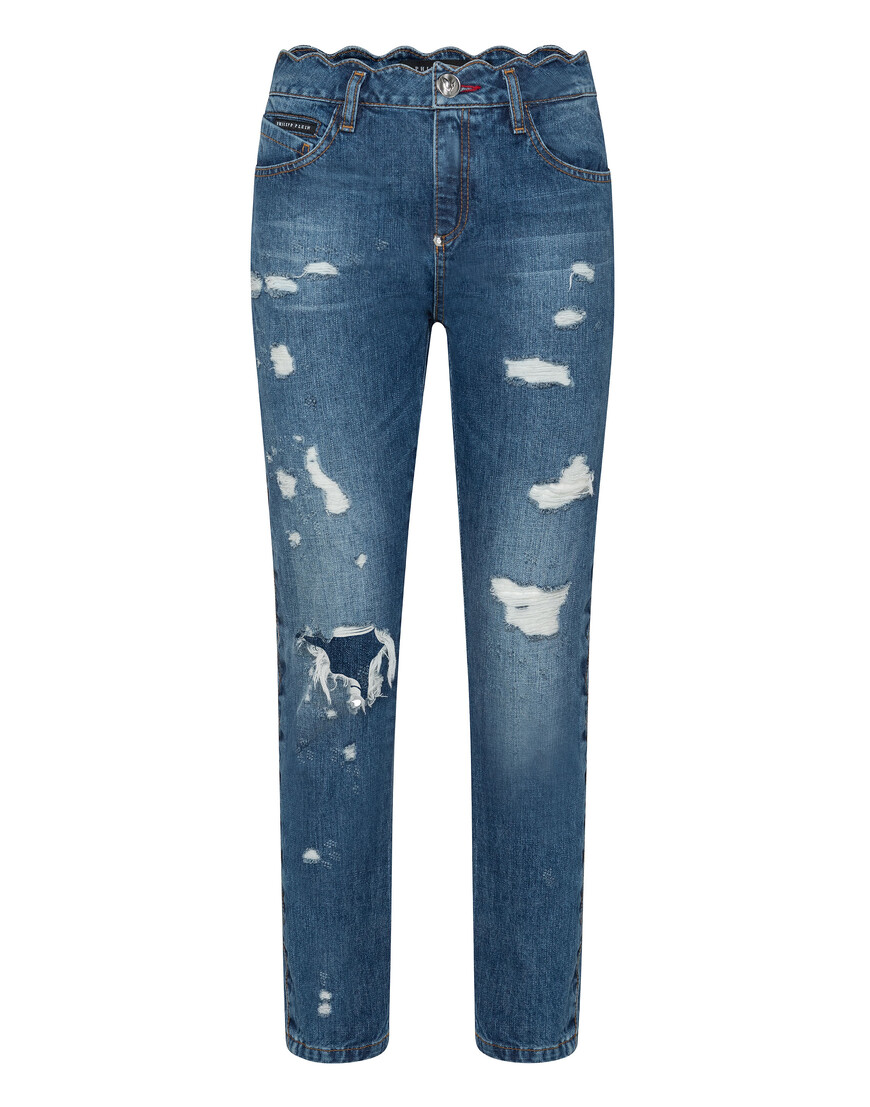 Джинсы Бойфренды Philipp Plein P19C-WDT1032-PDE004N_08ON