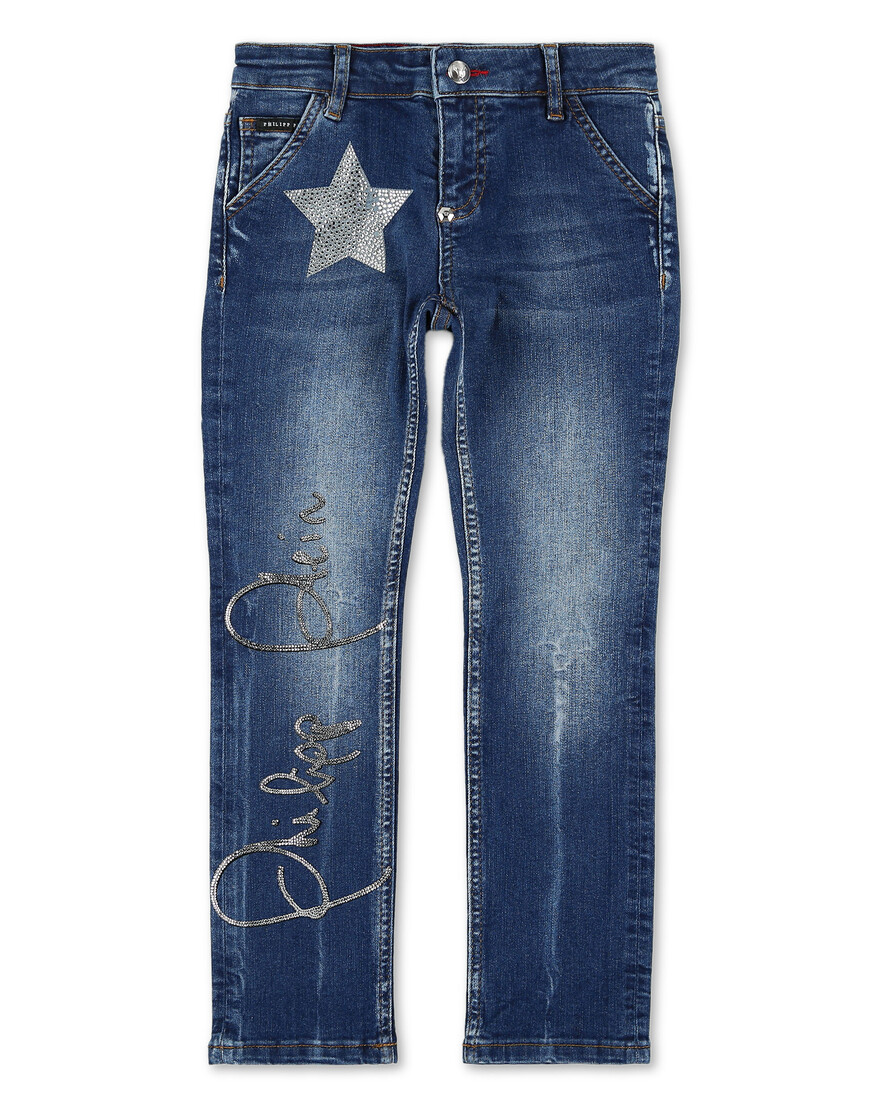 Джинсы Прямые Philipp Plein A19C-GDT0227-PDE004N_08Cy